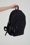 Unisex Crinkle Water-Repellent Fabric Middle School High School University Backpack, School Bag, Keychain Gift - 3