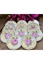 12 Li Rose Tea Plate - 5