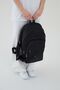 Unisex Crinkle Water-Repellent Fabric Middle School High School University Backpack, School Bag, Keychain Gift - 2