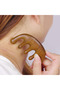 Scalp Comb Acupuncture Massage Tool Sandalwood Apparatus Wide Teeth At-104 Green Wood - 4