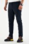 Men's Navy Blue Breathable Lycra 4-Pocket Outdoor Pants - 5