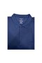 Men's Large Size Polo Collar Combed Cotton Long Sleeve Pocket Sweater 1104