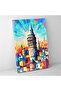 Galata Tower Patterned Canvas Print