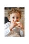Silicone Baby Exercise Cup, Non-Slip Baby Cup Ecru 150 ml - 4