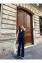 Classic Striped Women's Vest and Trousers Set - 3