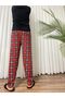 Men's Pocketless Elastic Waist Pajama Bottoms Sweatpants New Red - 4