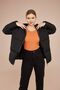 Women's Hooded Trendy Puffer Coat - 7
