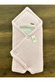 Pink Knitwear Swaddle Blanket / 3-Piece Handkerchief with Gift - 4