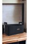 Under Cabinet Laundry Children's Room Toy Organizer Black Folding Storage Basket 40x 30 X 20