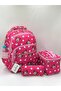 Pink Color Girl Primary School Backpack with Character Pattern Nutrition and Pen Holder