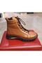 Women's Genuine Leather Orthopedic Non-Slip Waterproof Expandable Rubber Laced Tan Casual Boots