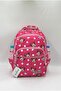 Pink Color Girl Primary School Backpack with Character Pattern Nutrition and Pen Holder - 3