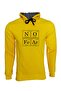 Unisex Yellow No Fear Printed Hooded Sweatshirt