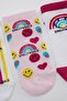 Girl's Smileyworld Licensed 3-Piece Booties Socks U0493A621SP - 2
