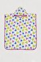 Çicek Unisex Colorful Cute Age Beach Towel Poncho for 10-12 Years