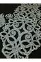 Sparkly Runner/tablecloth/(100x32cm)runner(4 Piece Coffee Serving Gift)/silver - 3