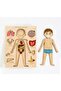 Wooden Human Toy - Paintable Body and Organs