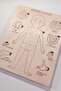 Wooden Human Toy - Paintable Body and Organs - 2
