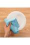 Blue Color 1 Piece Super Soft Microfiber Micro Fiber Cloth Home Cleaning Glass Cleaner Cloth 40x40cm - 6