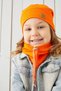 Baby Girl Child Orange Hat Beanie Handmade Comfortable Skin-friendly 100% Cotton Camisole - 6