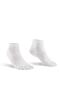 Anti-Fungal Toe Booties Women's White Silver Socks 3 Pack - 2