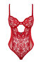 Kırmızı Dantelli Pencere/Cut Out Detaylı Çıtçıtlı Örme Body THMAW23BD00011 - 6