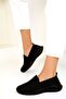 Women's Sneaker 19452 - Black-Black - 5