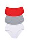 3 Pieces Women's High Waist Bato Thick Rubber Panties S9