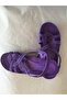 Patterned Knitted Non-Slip Sole Soft Sandals Purple 36 - 3