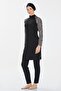Lycra sleeves patterned full islamic swimsuit - 2