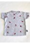 Baby Pajamas Set Short Sleeve Shorts Cherry Pattern Printed Grimelange Newborn Kids Sleepwear - 5