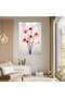 Minimalist Bleeding Star Flowers Glass Wall Art, Bleeding Flowers, Home Decor - 3