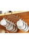 Metal Under Shelf Mug Cup Hanger with 10 Hooks