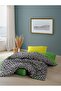 Popping Colors Single Elastic Sheet Duvet Cover Set Dazzle Green - 2