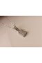 Women's Baguette Zircon Stone Letter K Steel Necklace