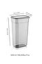12-Piece Daisy Jumbo Size Labeled Rectangular Storage Container Set Microwave and Freezer Compatible 12x3200 ml - 4