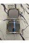 2-Piece Luxury 4-Corner Silver Floral Silver Square Plated Model Tea, Coffee, Catering Presentation Tray 21X21