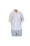 Men's Classic Dobby Groom's Cotton Satin Pocket Shirt - 4