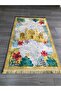 Non-Slip Base Machine Washable Digital Printed Prayer Rug 70x120cm - 2