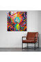 Colorful Vision Glass Print - Modern Abstract Wall Decoration - 3