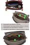 3230 Phaselis Women's Mink Large Canvas Shoulder Handbag Daily Tote Bag Multi-Pocket - 3