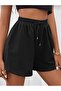 Double Black Gray Shorts Comfortable Wear Wide Fit - 2
