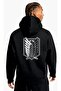 Zippered Hooded Sweatshirt Cardigan