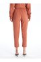 Carrot Cut Women's Trousers with Elastic Waist - 4