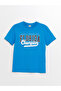 Crew Neck Printed Short Sleeve Boys' T-Shirt - 4