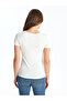 Crew Neck Printed Short Sleeve Maternity T-Shirt - 5