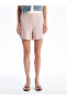 Women's Elastic Waist Plain Shorts - 2