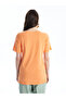 Crew Neck Printed Short Sleeve Women's T-Shirt - 5
