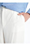 Linen Blended Standard Fit Women's Trousers - 3