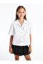 Floral Print Short Sleeve Crop Shirt for Girl